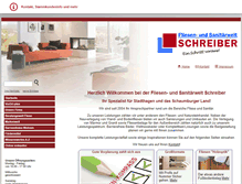 Tablet Screenshot of fliesen-schreiber-online.de